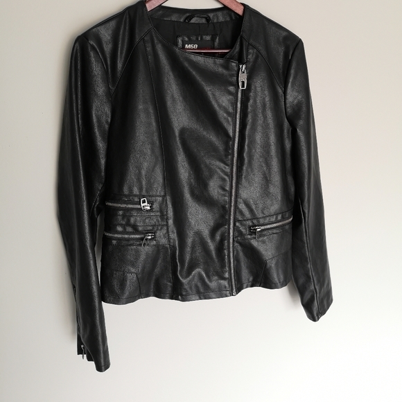 M60 Miss Sixty Y2K Vegan Leather Jacket - Picture 10 of 13
